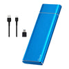 Portable USB 3.1 SSD 430MB/s Read Speed Solid State Drive Blue 1TB