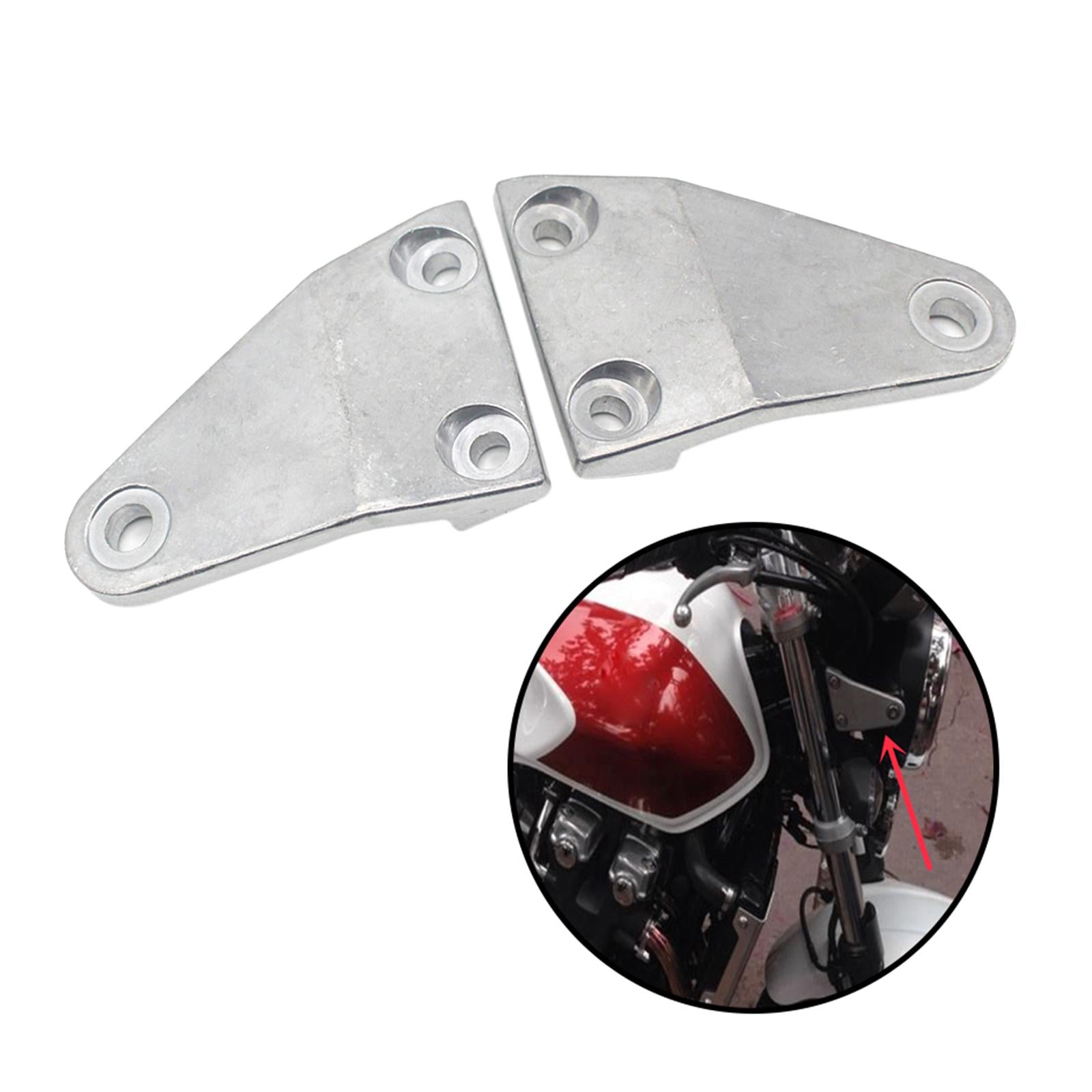 1 Pair Motorbike Headlight Mount Bracket for Honda CB1300/CB400 1992-1998