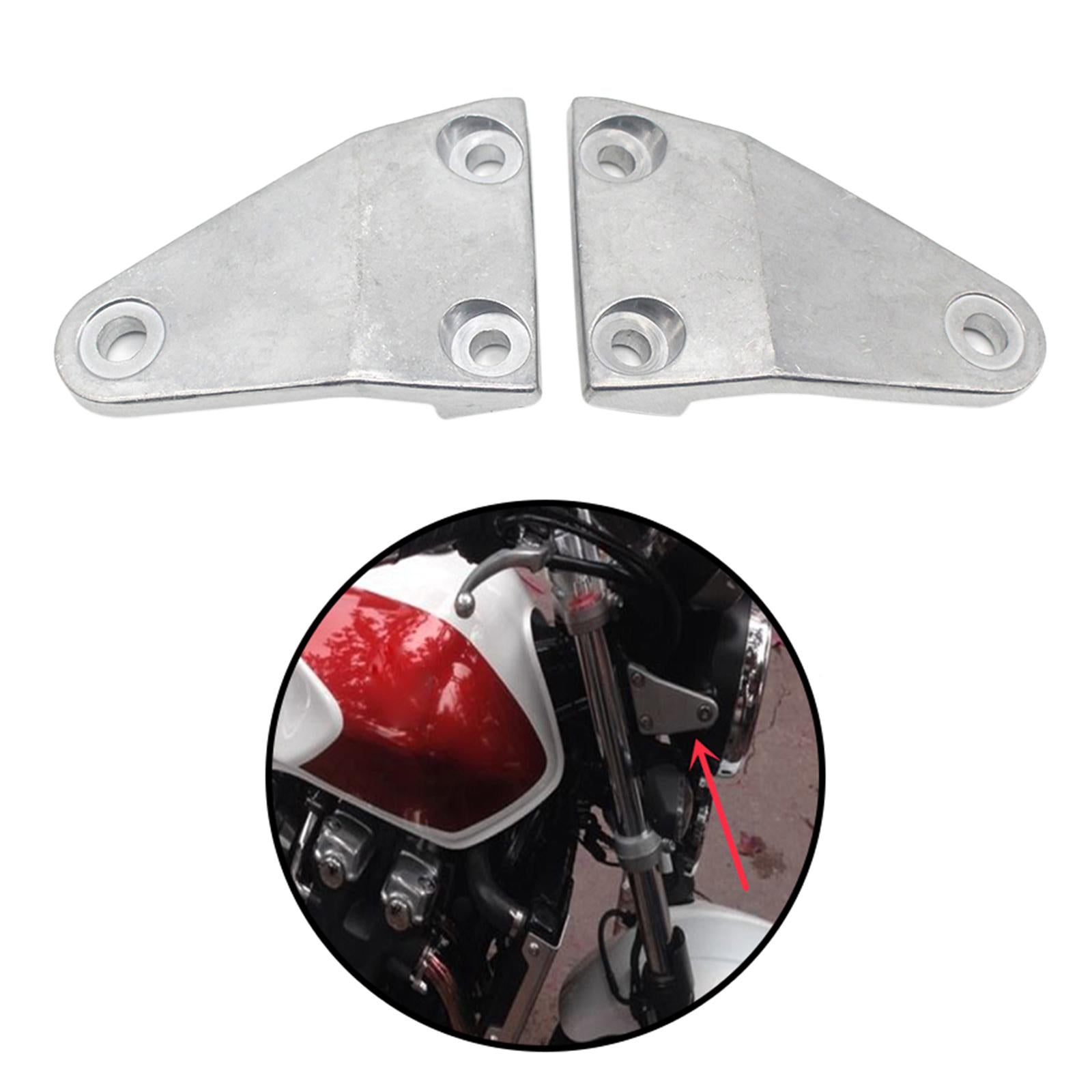 1 Pair Motorbike Headlight Mount Bracket for Honda CB1300/CB400 1992-1998