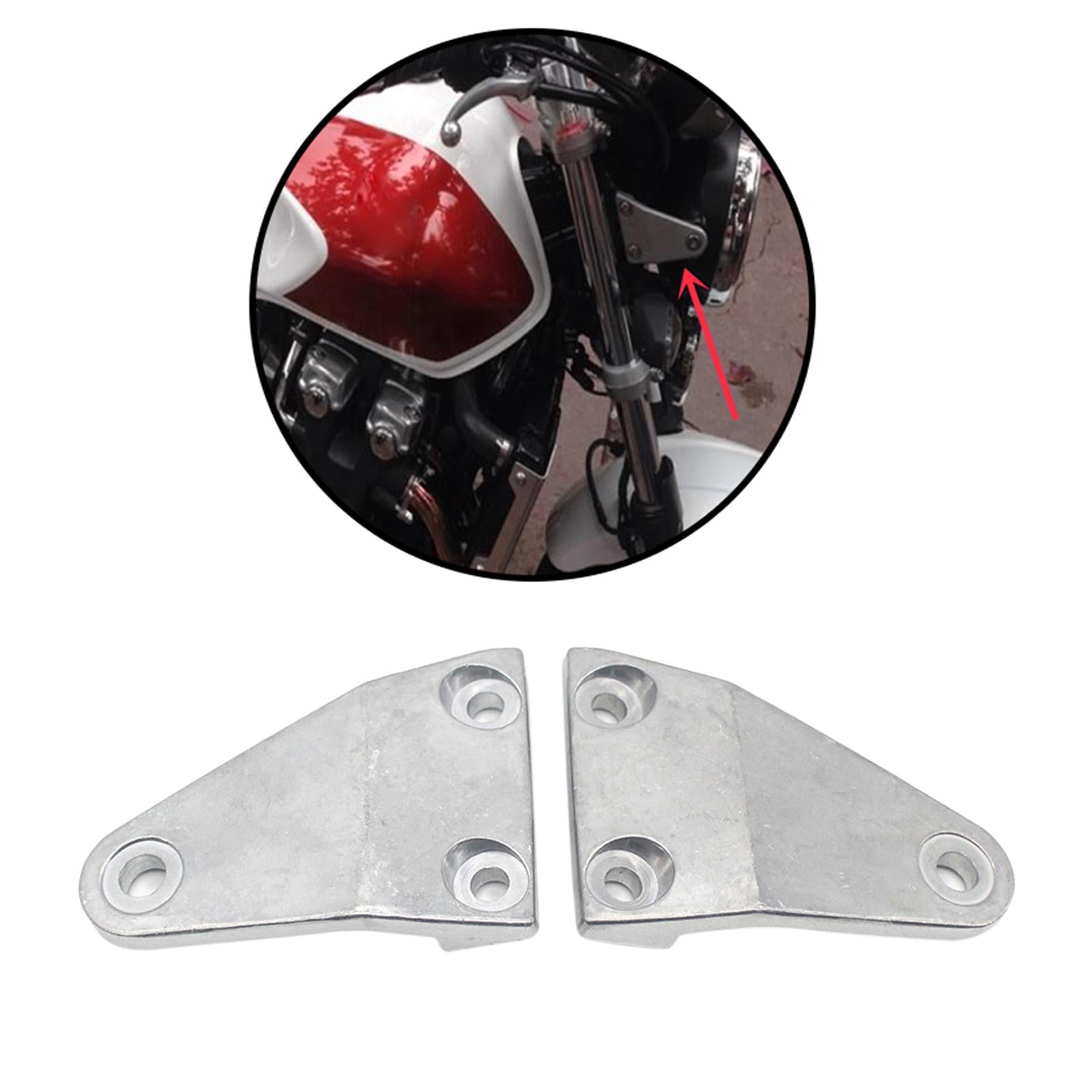 1 Pair Motorbike Headlight Mount Bracket for Honda CB1300/CB400 1992-1998