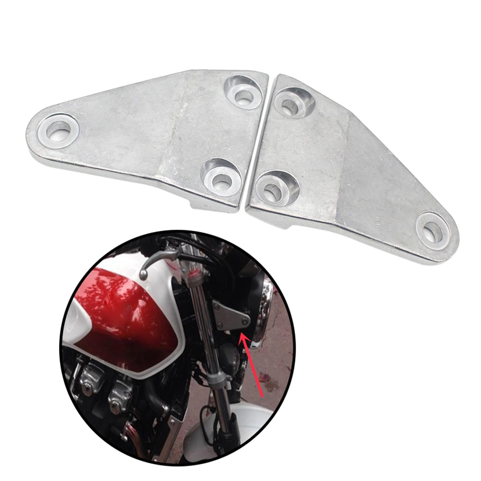 1 Pair Motorbike Headlight Mount Bracket for Honda CB1300/CB400 1992-1998