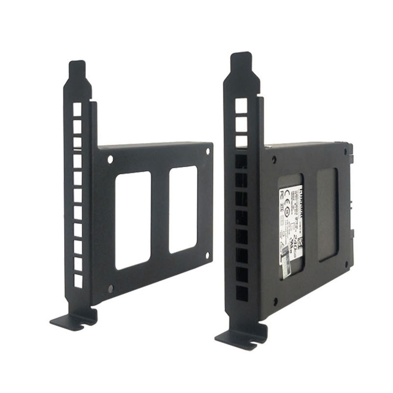 PCI Slot HDD Mounting Bracket Adapter Tray Kits Easy to Install Half Height