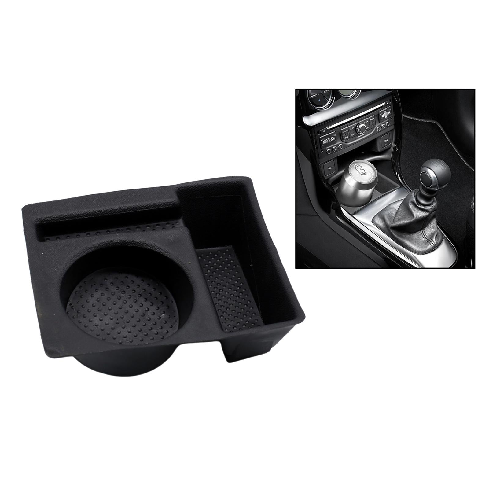 00244872 Cup Holder Water Cup Fit for Citroen DS3 Beverage Drink Black