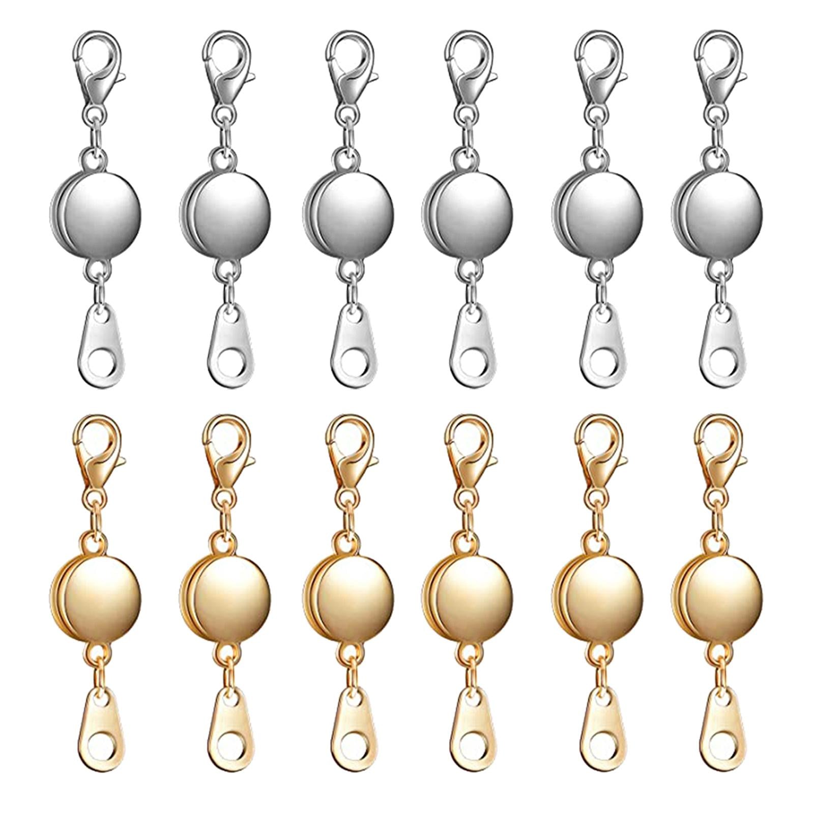 12x Strong Magnetic Claw Lock Clasps Necklace Bracelet Jewelry Extender Hook