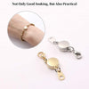 12x Strong Magnetic Claw Lock Clasps Necklace Bracelet Jewelry Extender Hook