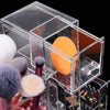 Waterproof Acrylic Makeup Brush Holder Pot Cosmetic Brushes Storage Case D