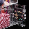 Waterproof Acrylic Makeup Brush Holder Pot Cosmetic Brushes Storage Case D