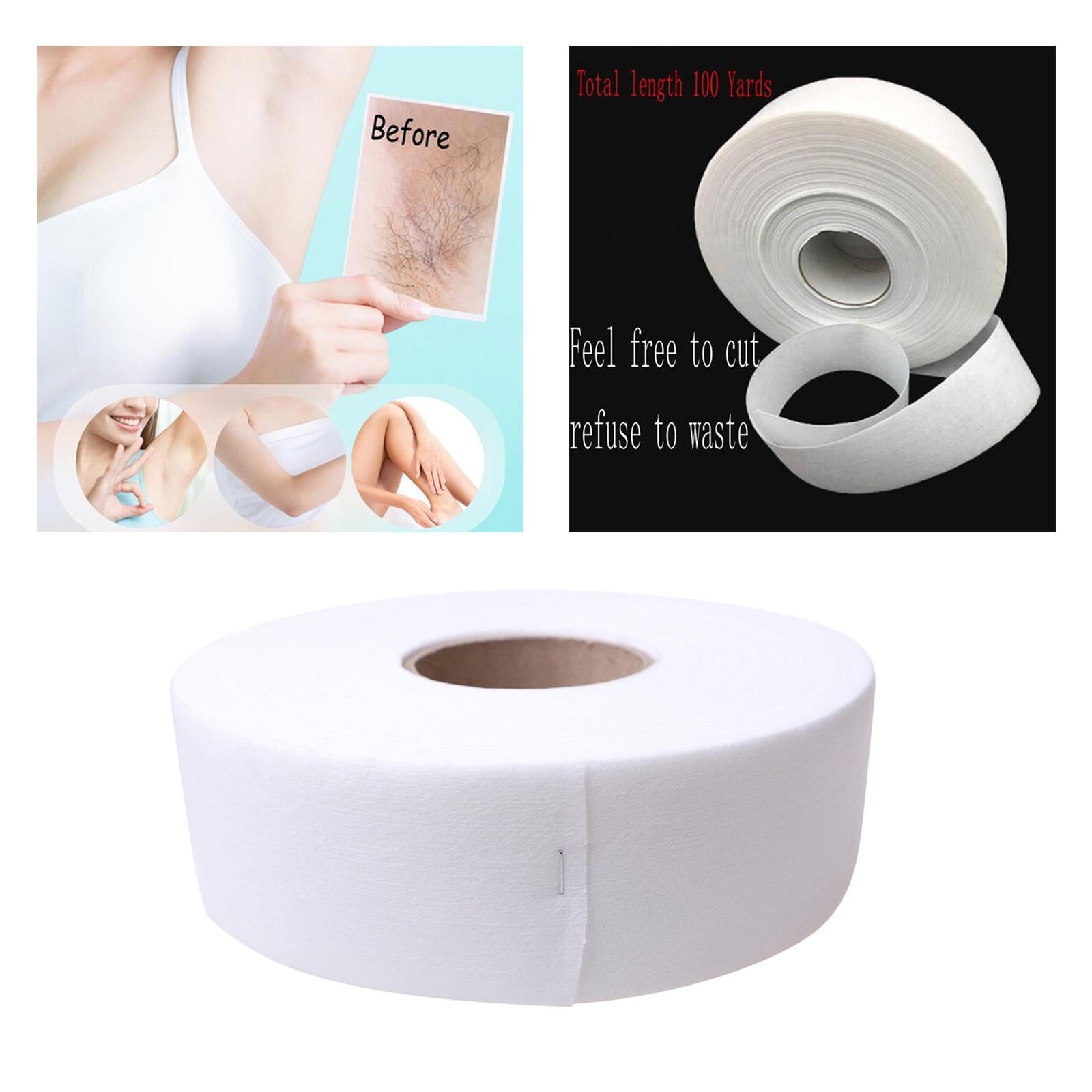 Non Woven Body and Facial Leg Hair Removal Wax Strip Roll 2.75" X 110 YD