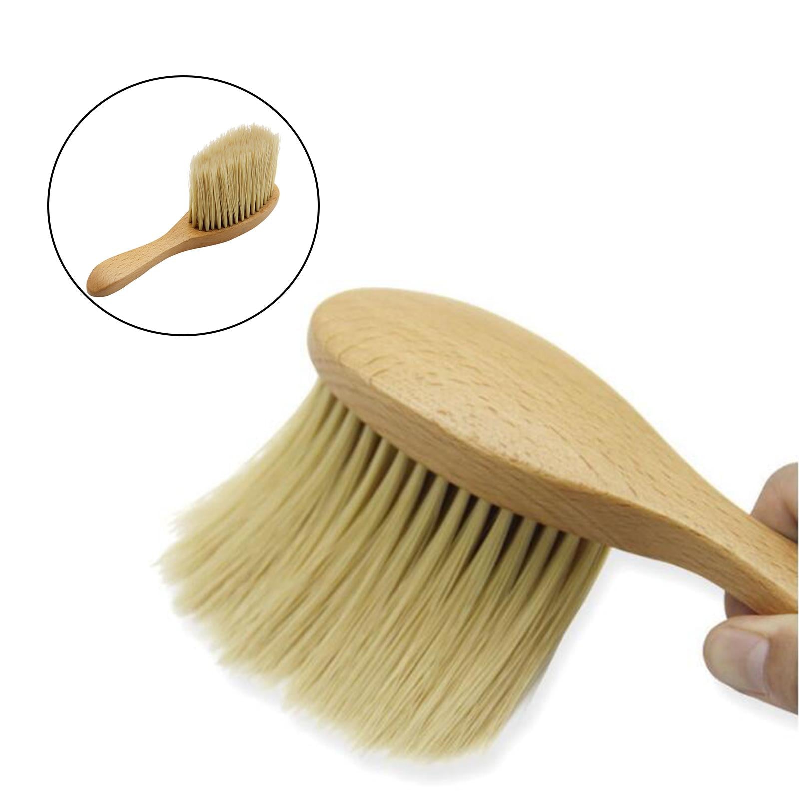 Natural Soft Hair Brush Barber Hairdressing Haircutting Hairdressing Tool