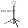 Phone Tripod 160cm Extendable Selfie Stick Tripod Stand Smartphone Holder