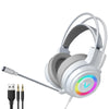 Wired Stereo Bass Surround Gaming Headset Headphone for PC White