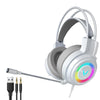 Wired Stereo Bass Surround Gaming Headset Headphone for PC White