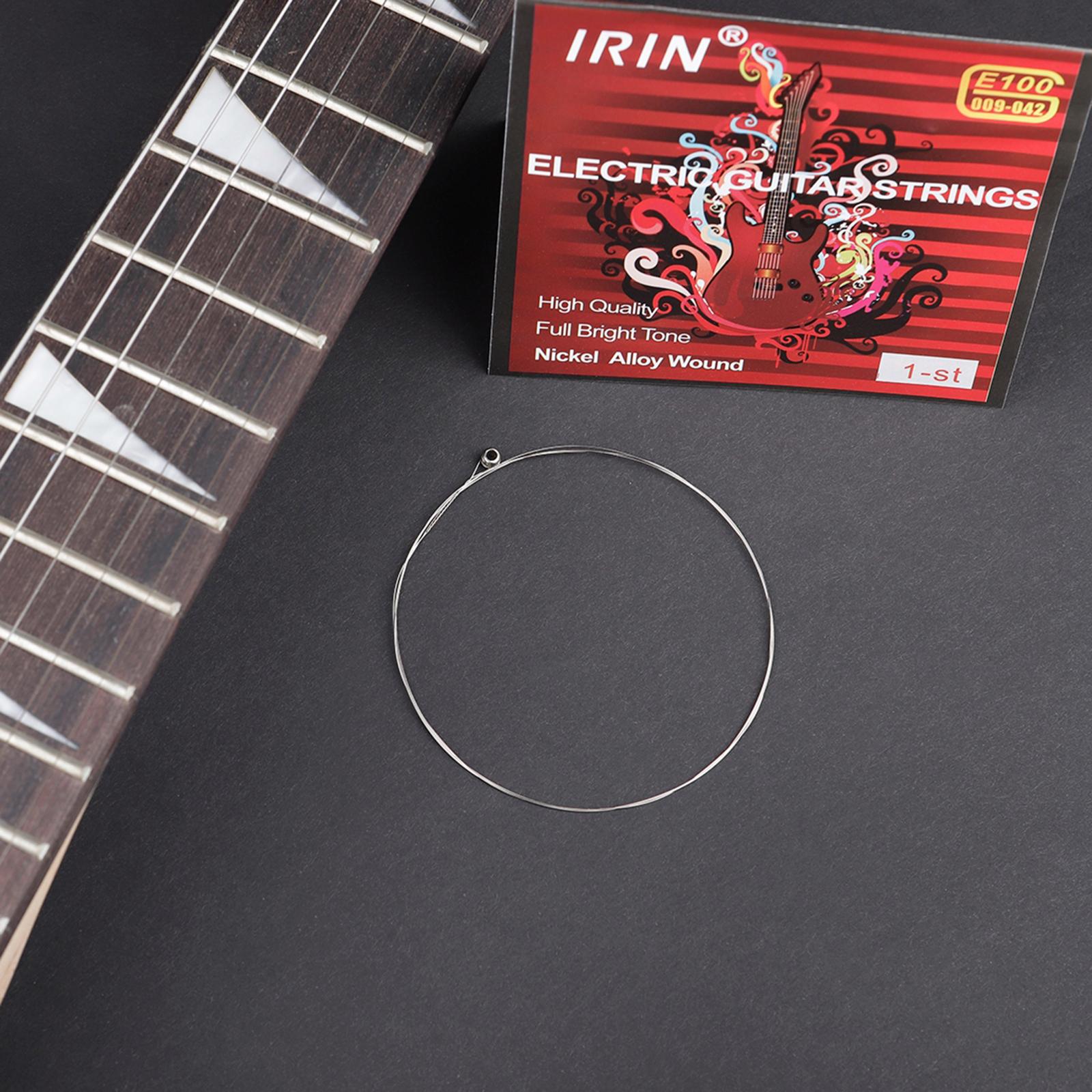 100 Pieces Electric Guitar Nickle Steel Strings Luthier Accessories Parts