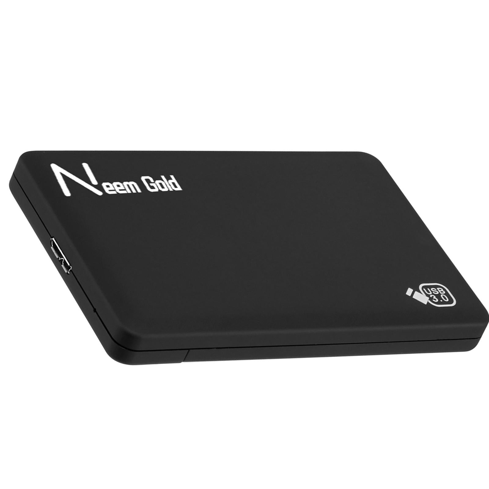 High Speed External Portable USB Hard Drive HDD for Laptops Black 500GB