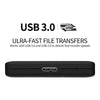 High Speed External Portable USB Hard Drive HDD for Laptops Black 500GB