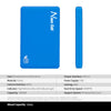 High Speed External Portable USB Hard Drive HDD for Laptops Blue 500GB