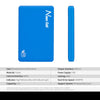 High Speed External Portable USB Hard Drive HDD for Laptops Blue 2TB