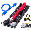 PCI-E 1x to 16x Graphic Extension USB3.0 Adapter Card 60cm Cable Blue