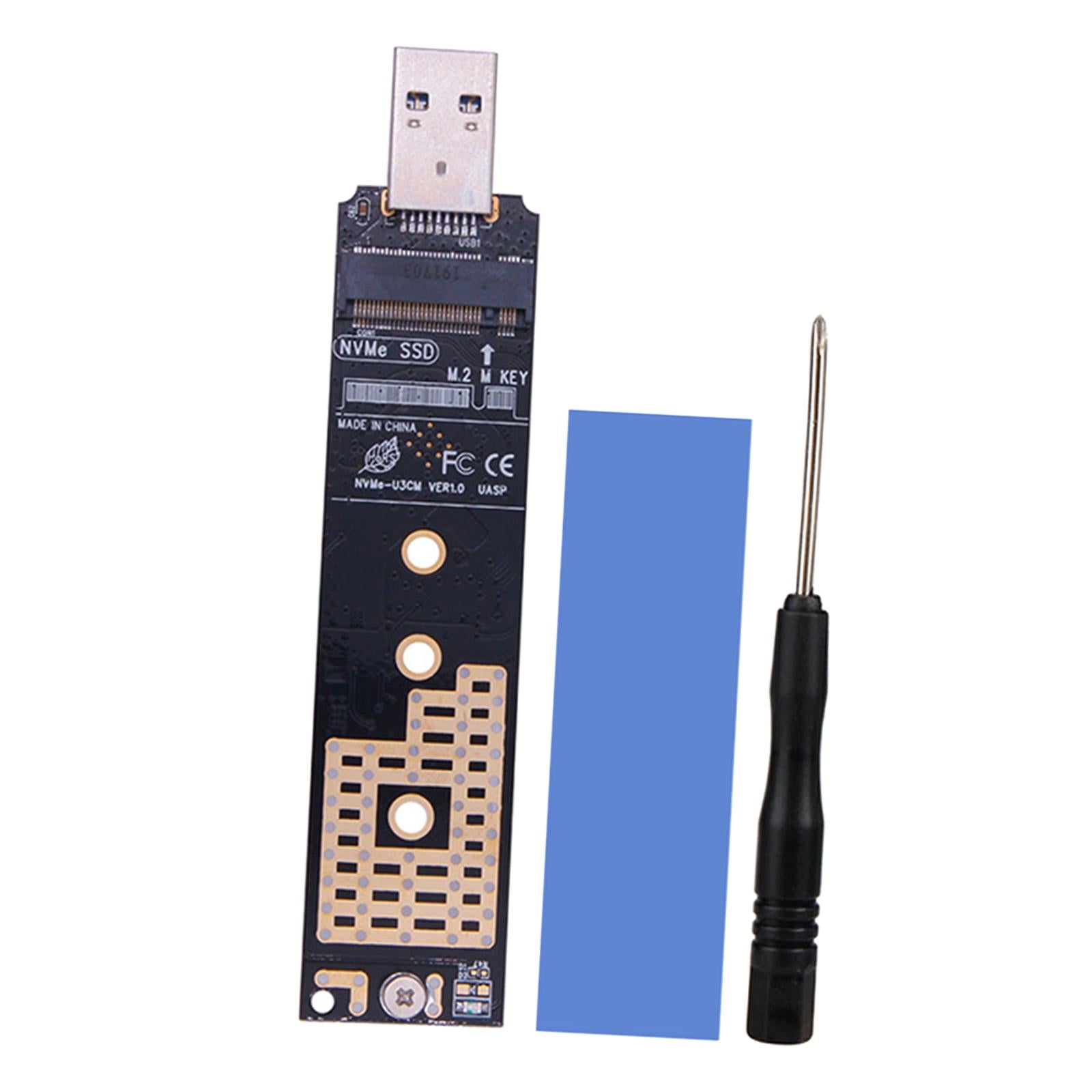 NVME to USB 3.1 Adapter Type A Card Converter Reader with Key B/Key B+M RTL9210--USB3.1