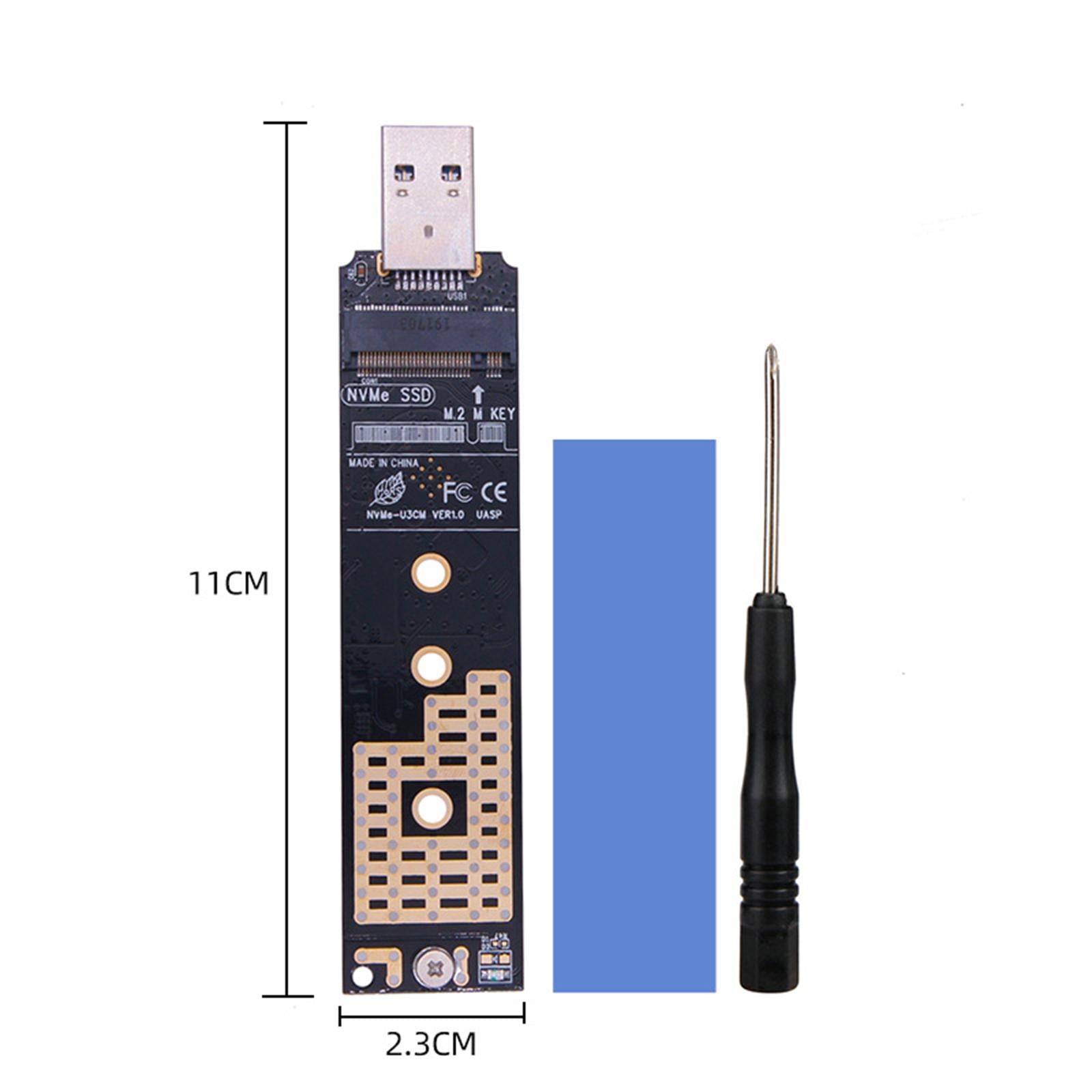 NVME to USB 3.1 Adapter Type A Card Converter Reader with Key B/Key B+M RTL9210--USB3.1