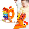 3-in-1 Xylophone Mallet Percussion Rhythm Instrument Piano Toy for Kids Gift