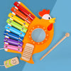 3-in-1 Xylophone Mallet Percussion Rhythm Instrument Piano Toy for Kids Gift