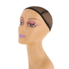 Mannequin Head African American Cosmetology Hair Head Brown left RedPurple