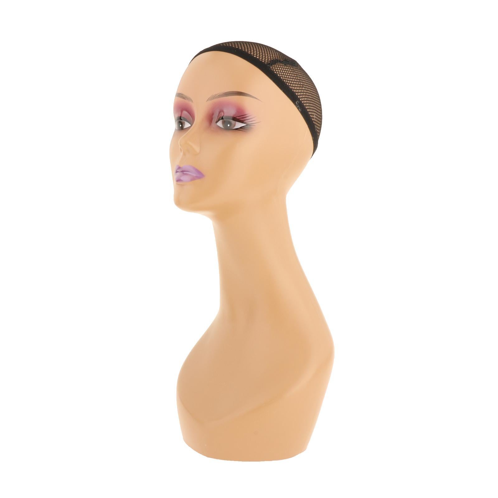 Mannequin Head African American Cosmetology Hair Head Brown straight