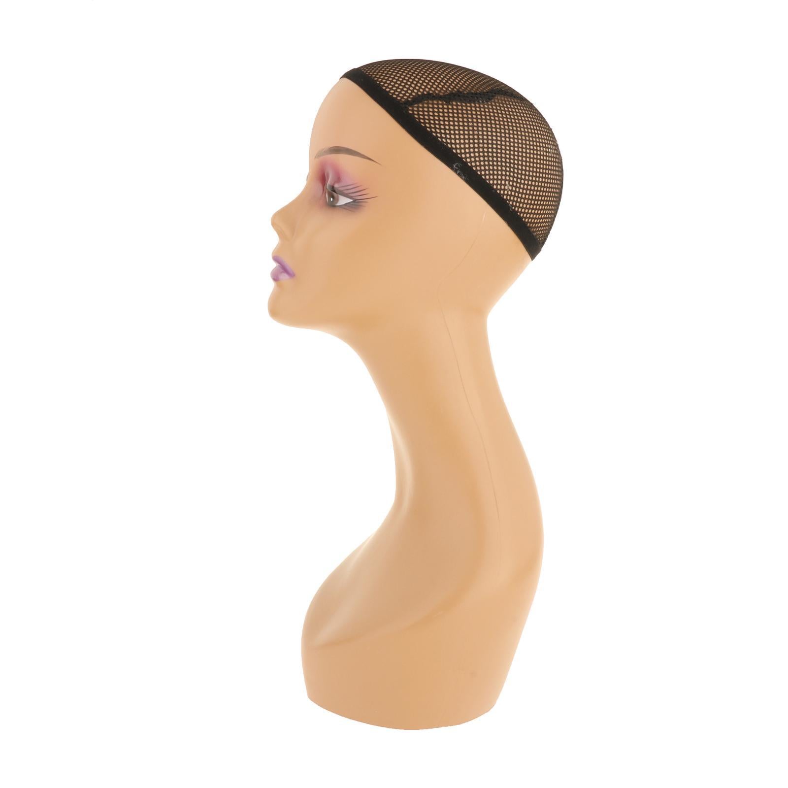 Mannequin Head African American Cosmetology Hair Head Brown straight