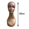 Mannequin Head African American Cosmetology Hair Head Black straight seam