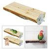 Wood Bird Perch Rest Cage Stand Patform Toy Parrot Branch 5-6cm 18cm