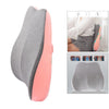 Memory Foam Lumbar Back Support Cushion Pillow for Office Chair Pink