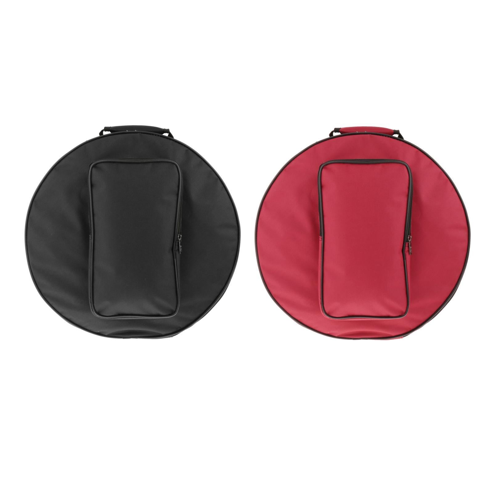 Snare Drum Bag Case Storage Bag with Shoulder Strap Outside Pockets