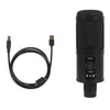 USB Microphone Kit with Mute Key Condenser Computer Cardioid Mic Recording