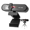 4K Full HD Streaming Webcam Autofocus for Live Broadcast 2k Black