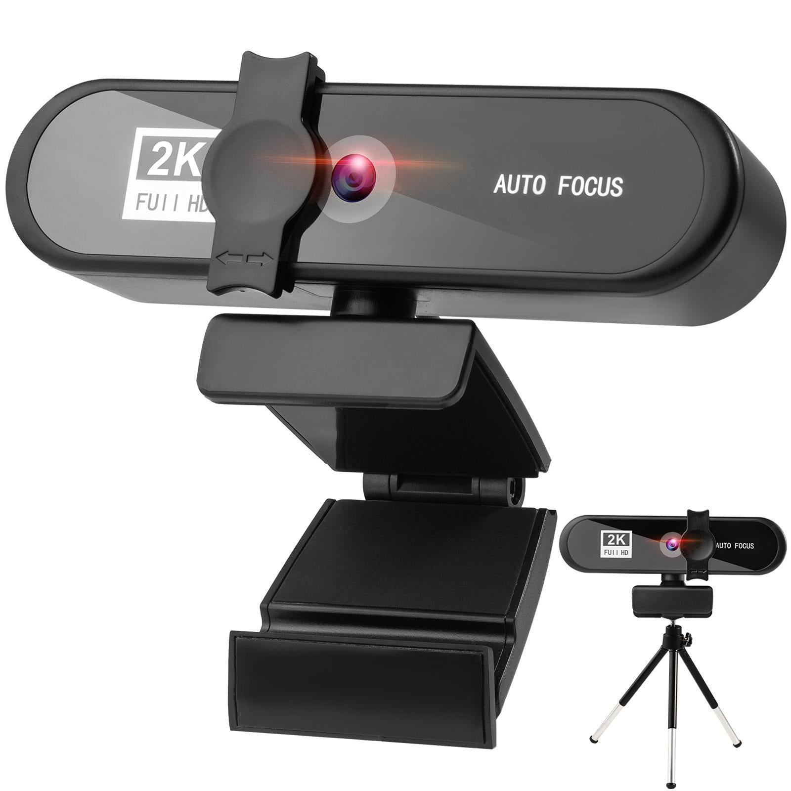 4K Full HD Streaming Webcam Autofocus for Live Broadcast 4k Black