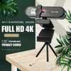 4K Full HD Streaming Webcam Autofocus for Live Broadcast 4k Black