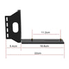 Black PCIe 16X Graphics Card Vertical Bracket Mount GPU Holders Adapter