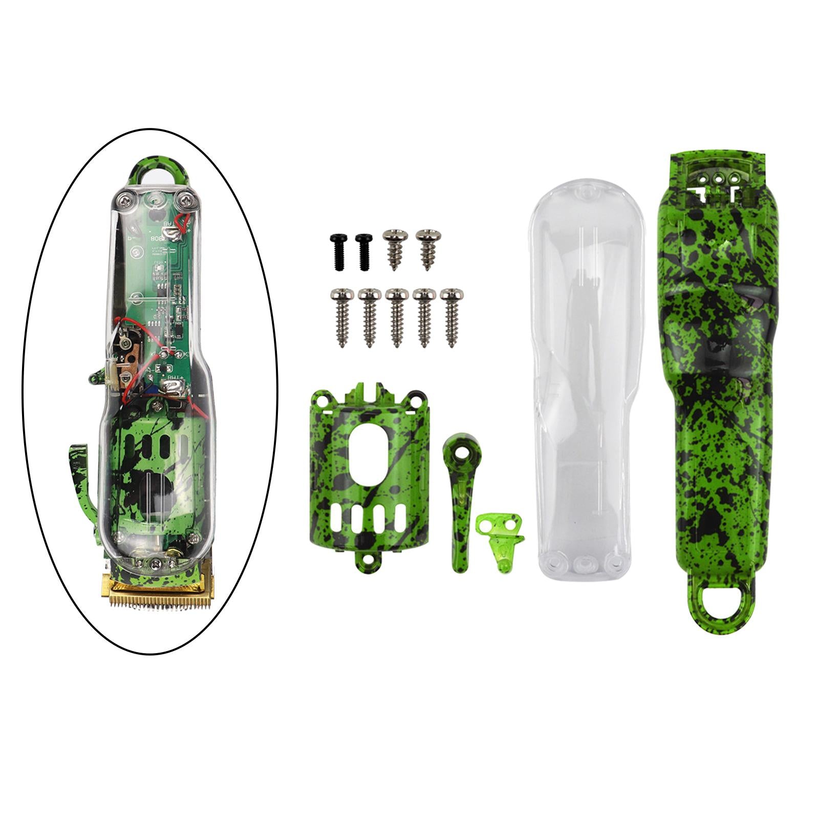 Camouflage DIY Full Housing Combo Hair Clipper for Wahl 8148 8591 Green