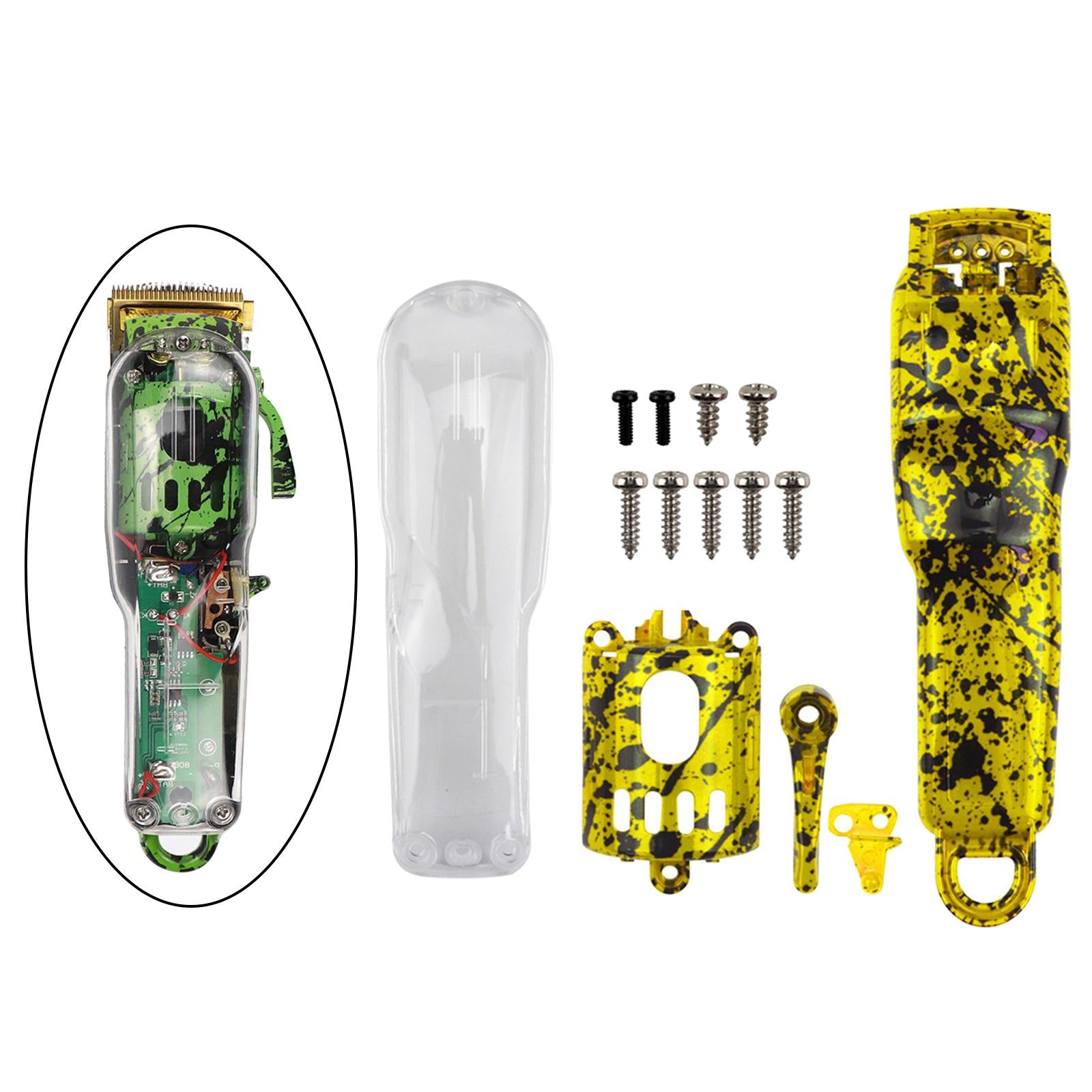 Camouflage DIY Full Housing Combo Hair Clipper for Wahl 8148 8591 Yellow