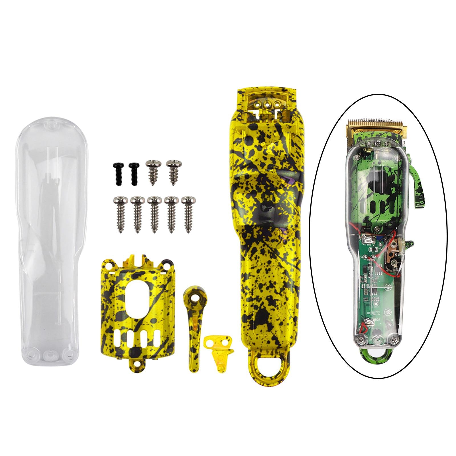 Camouflage DIY Full Housing Combo Hair Clipper for Wahl 8148 8591 Yellow