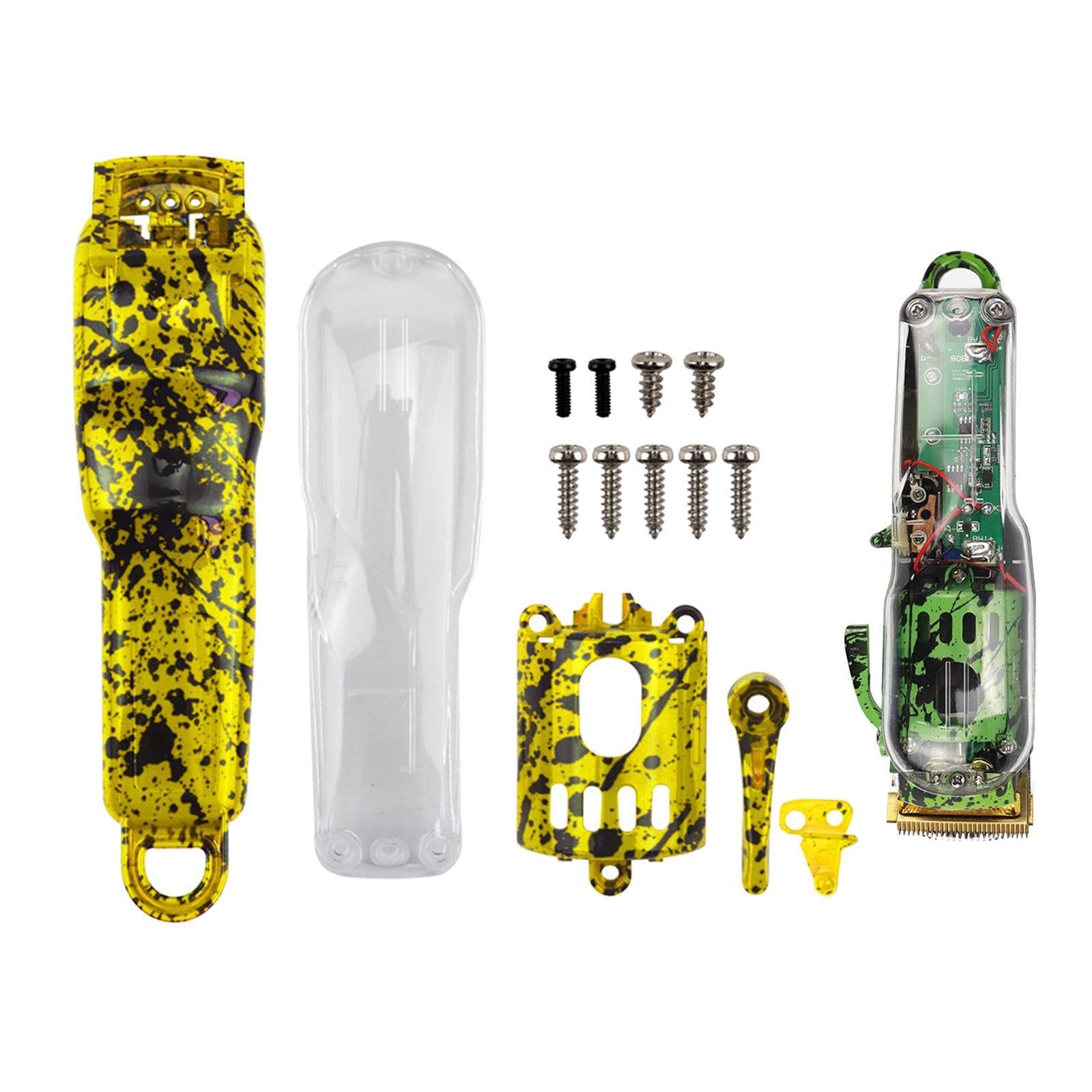 Camouflage DIY Full Housing Combo Hair Clipper for Wahl 8148 8591 Yellow