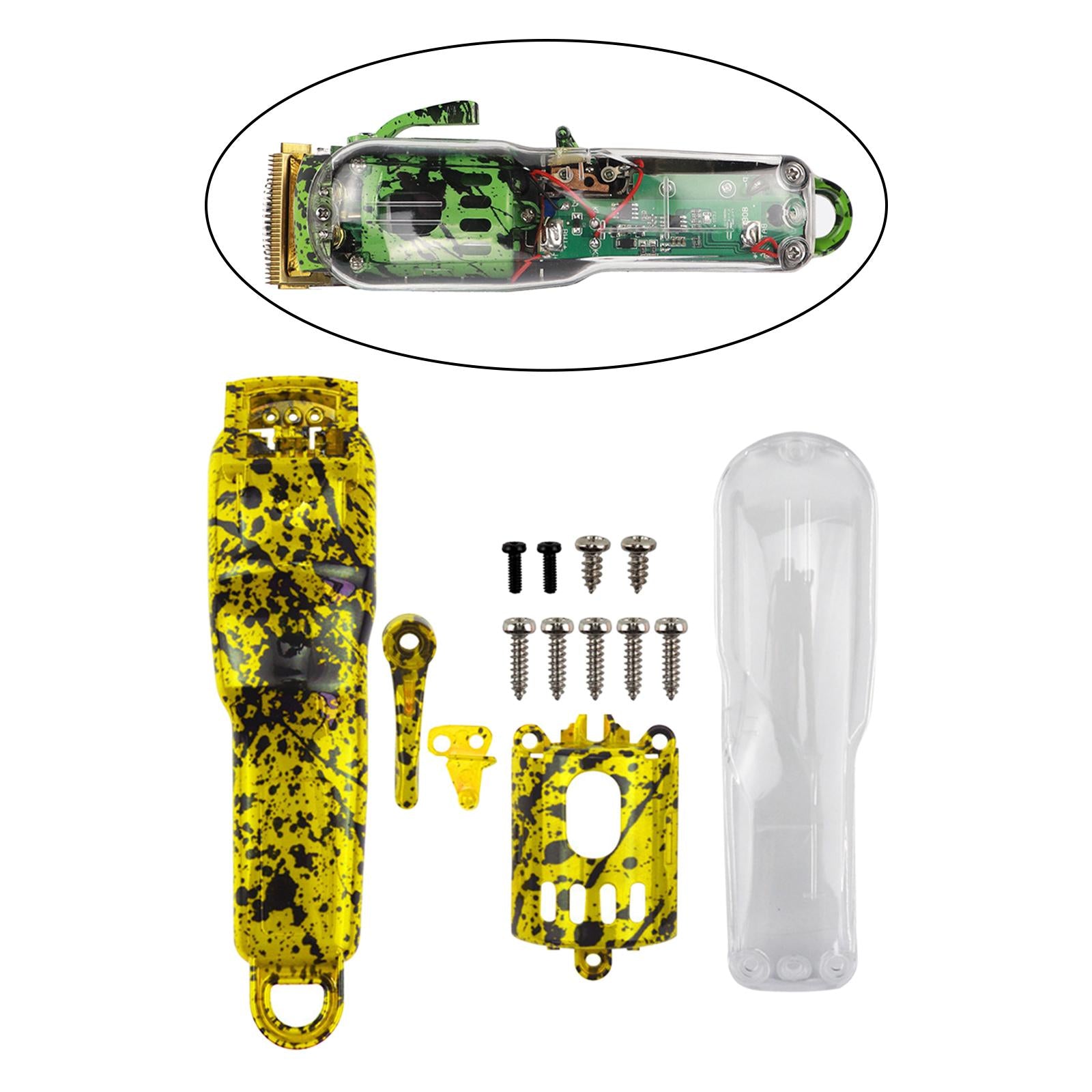 Camouflage DIY Full Housing Combo Hair Clipper for Wahl 8148 8591 Yellow