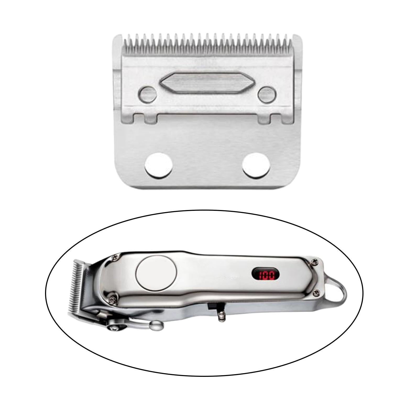 Stainless Steel Hair Clipper Blade Replacement 2-Hole for Men Cordless