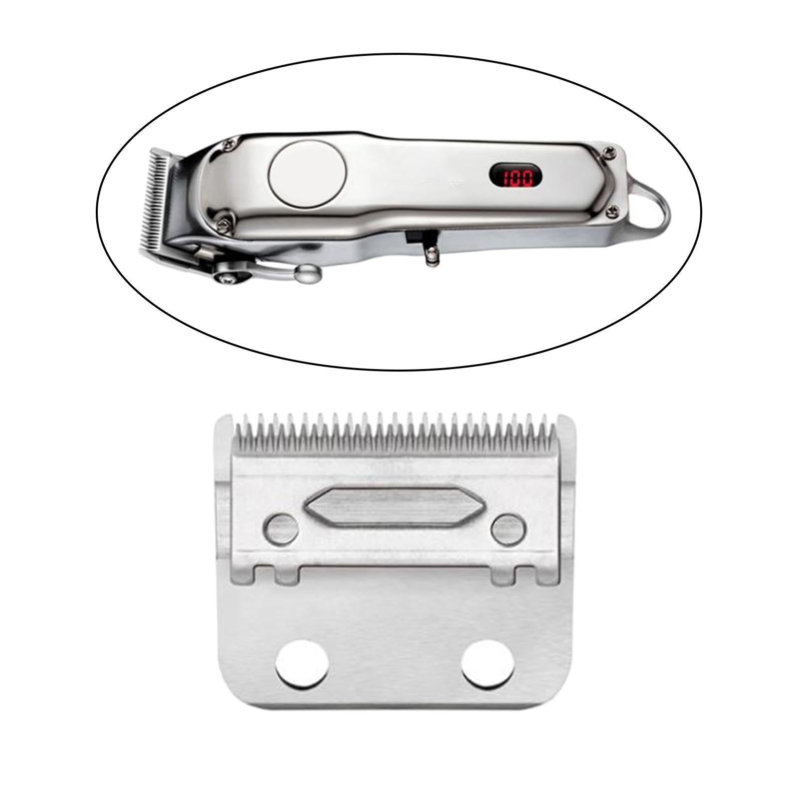 Stainless Steel Hair Clipper Blade Replacement 2-Hole for Men Cordless