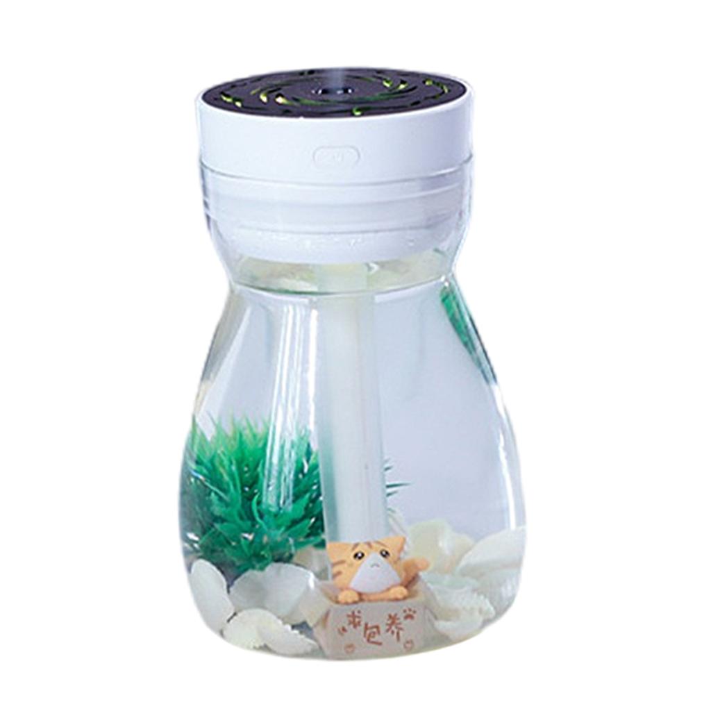 Mini USB Cool Mist Humidifier for Bedroom Desktop Kid Air Moisturizing White