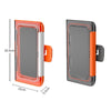 Waterproof Bathroom Shower Phone Holder Wall Mounted Universal Orange