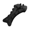 Lumber Massage Pillow Back Stretcher Pain Relief for Herniated Disc Black