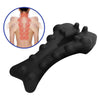 Lumber Massage Pillow Back Stretcher Pain Relief for Herniated Disc Black