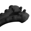 Lumber Massage Pillow Back Stretcher Pain Relief for Herniated Disc Black